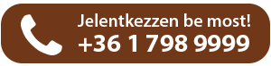 Jelentkezzen be most! +36 1 798 9999